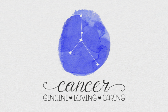 Loving Cancer Duo Font Poster 7