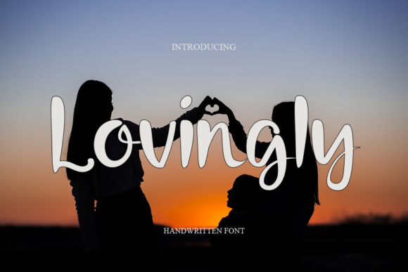 Lovingly Font Lovingly Font Poster 1