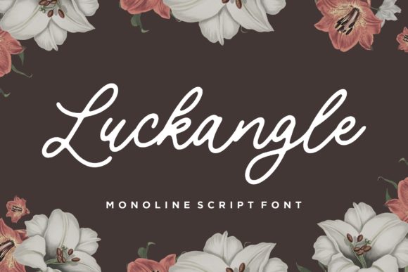 Luckangle Font Poster 1