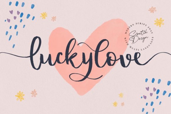 Luckylove Font Poster 1