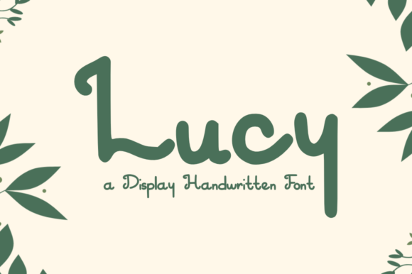 Lucy Font Poster 1