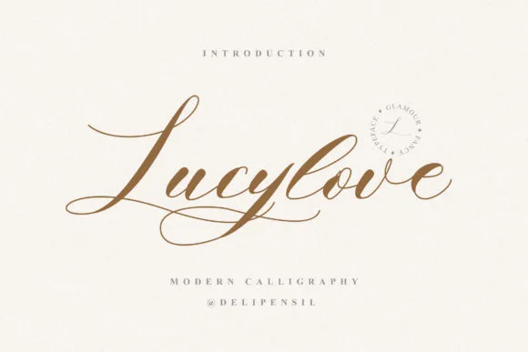 Lucylove Font Poster 1