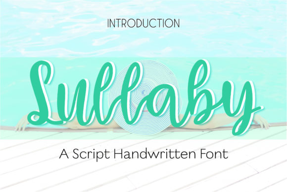 Lullaby Font Poster 1