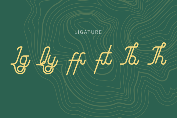 Lycopod Font Poster 7
