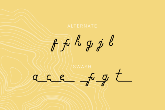Lycopod Font Poster 8