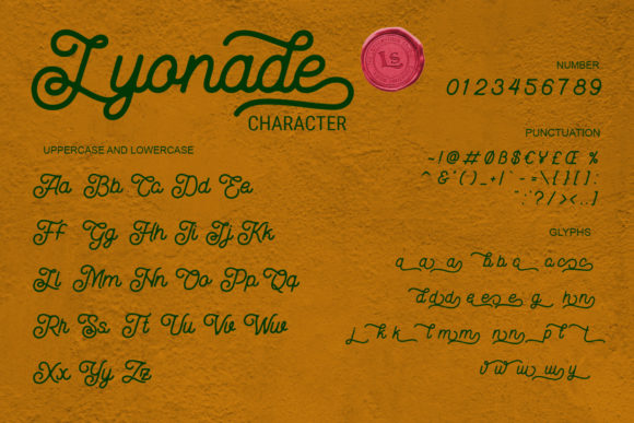 Lyonade Font Poster 5