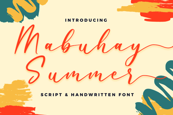 Mabuhay Summer Font Poster 1