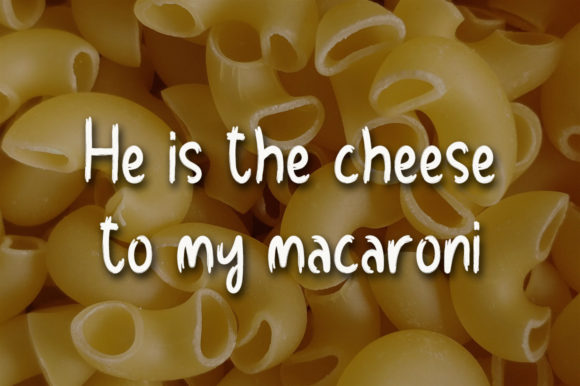 Macaroni Font Poster 4