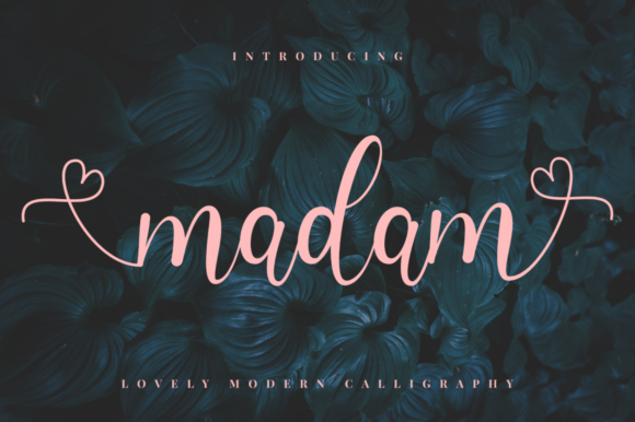 Madam Font Poster 1