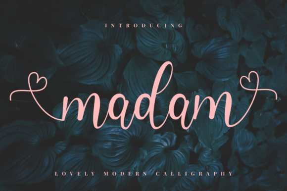 Madam Font Madam Font Poster 1