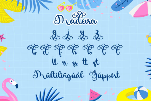 Madeira Font Poster 11