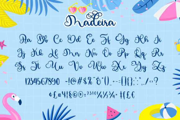 Madeira Font Poster 10