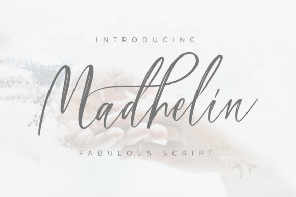 Madhelin Script Font Poster 1