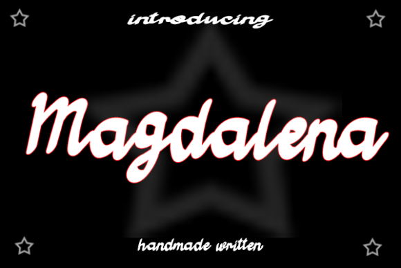 Magdalena Font Poster 1