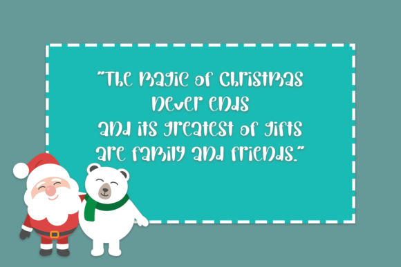 Magic Christmas Font Poster 4
