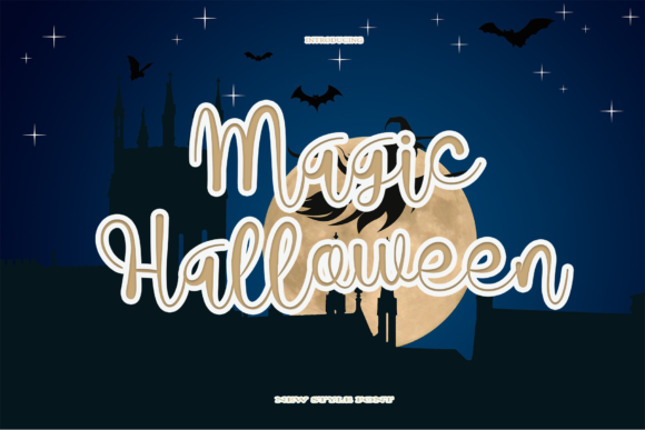 Magic Halloween Font Poster 1