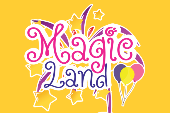 Magic Land Font Poster 1