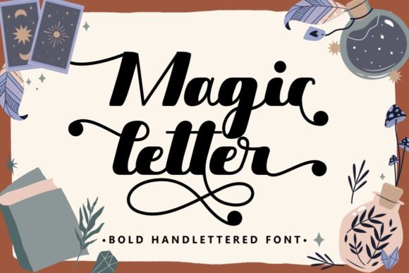 Magic Letter Font Poster 1