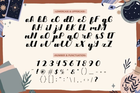 Magic Letter Font Poster 11