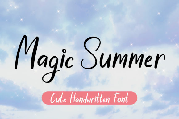 Magic Summer Font Poster 1