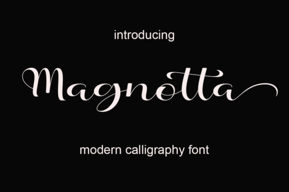 Magnotta Font Poster 1