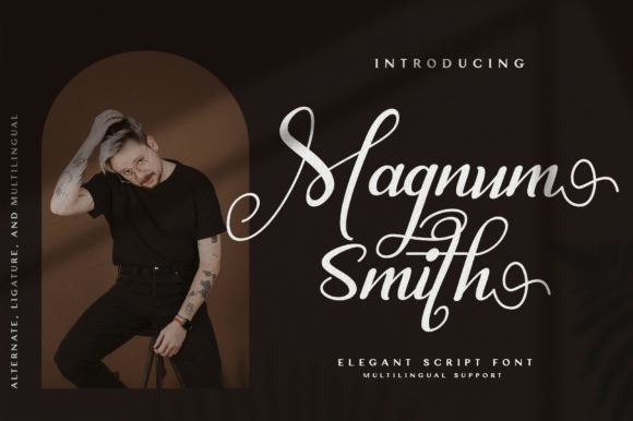 Magnum Smith Font Poster 1