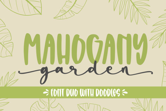 Mahogany Garden Font Poster 1