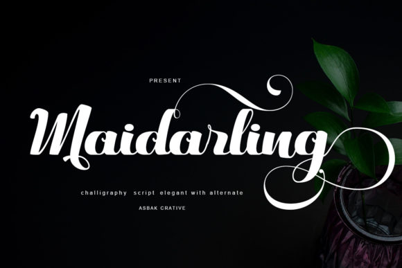 Maidarling Font Poster 1
