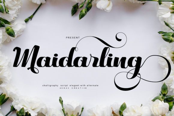 Maidarling Font Poster 2