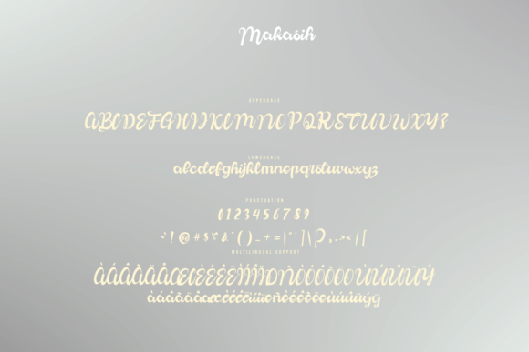 Makasih Font Poster 11