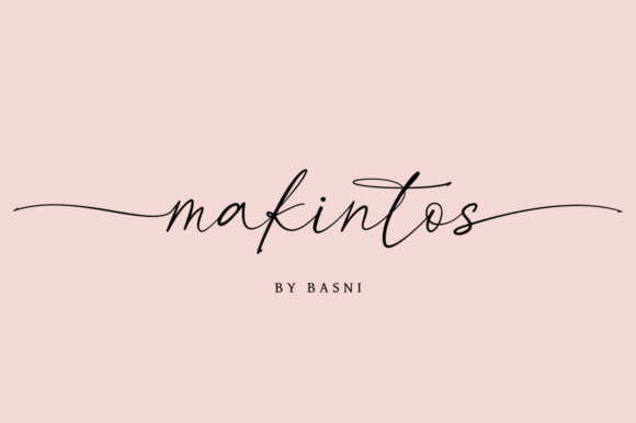 Makintos Font Poster 8