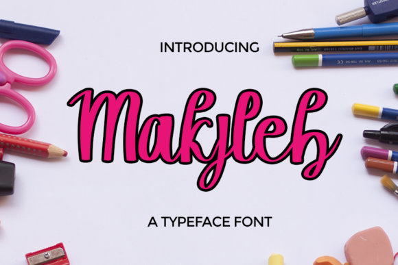 Makjleb Font Poster 1