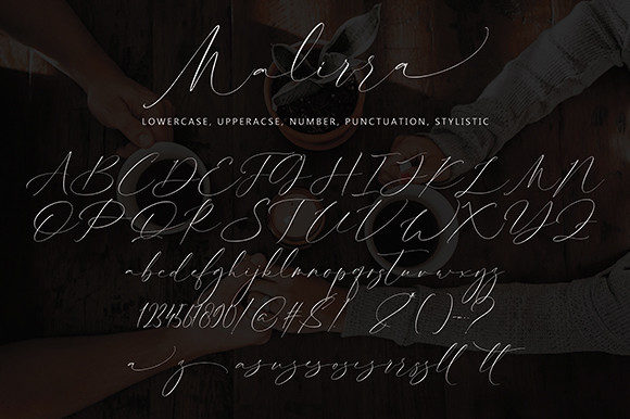 Malirra Font Poster 8