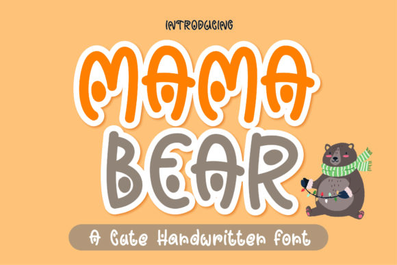 Mama Bear Font Poster 1
