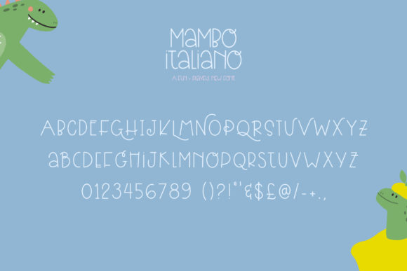 Mambo Italiano Font Poster 7