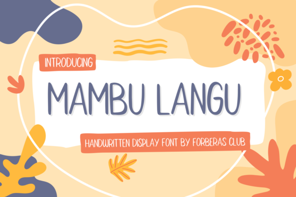 Mambu Langu Font