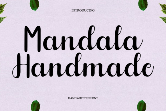 Mandala Handmade Font Poster 1