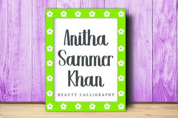 Mandala in Autumn Font Poster 2