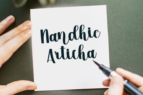 Mandala Romantic Font Poster 4