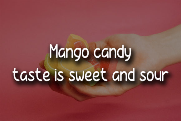 Mango Candy Font Poster 3