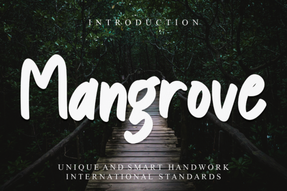 Mangrove Font Poster 1