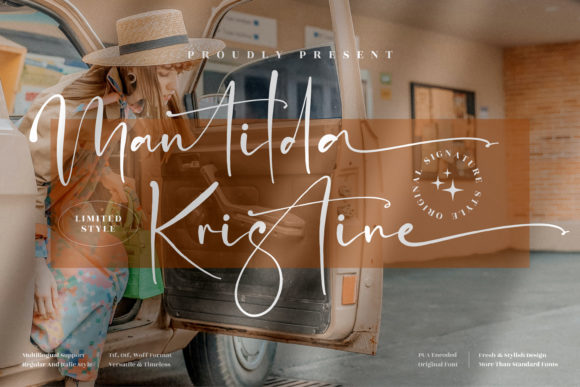 Mantilda Kristine Font