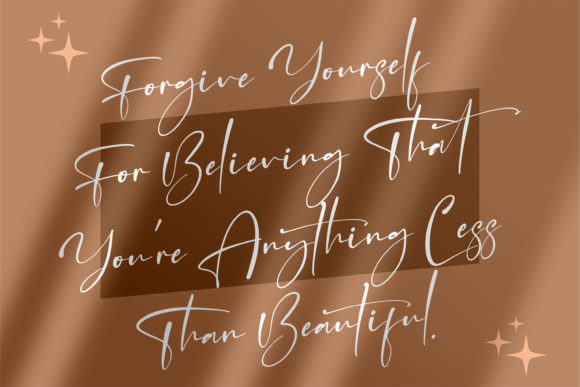 Mantilda Kristine Font Poster 12