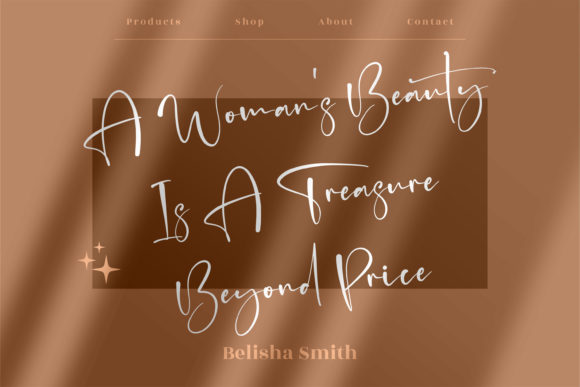 Mantilda Kristine Font Poster 8