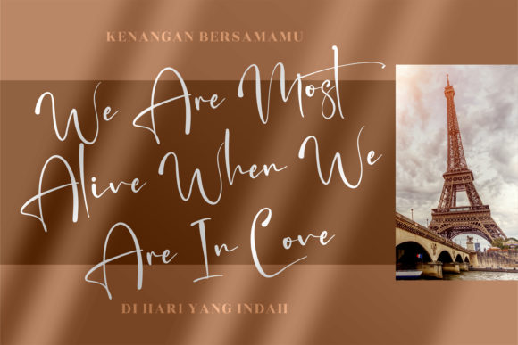 Mantilda Kristine Font Poster 9