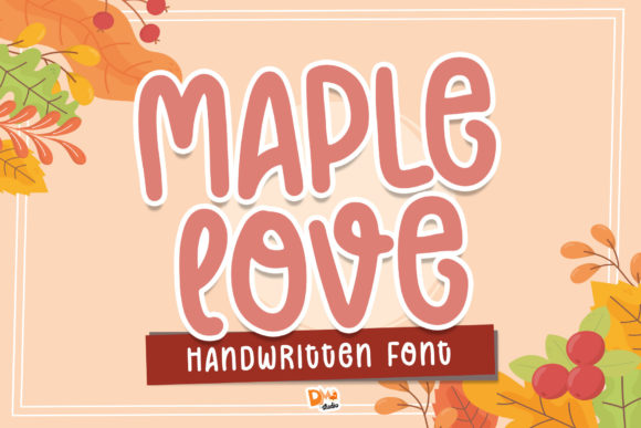 Maple Love Font Poster 1