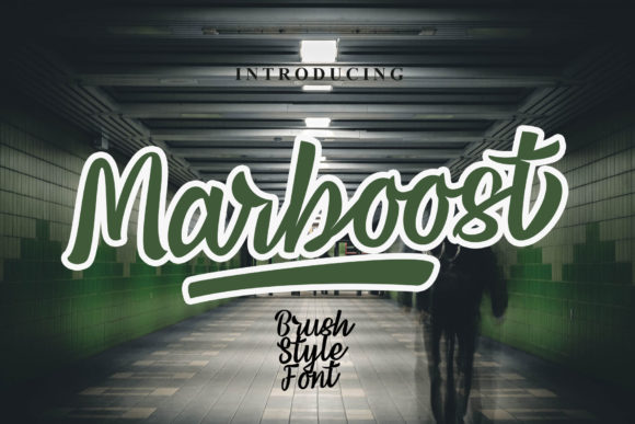 Marboost Font Poster 1