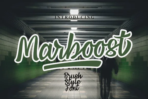 Marboost Font Marboost Font Poster 1