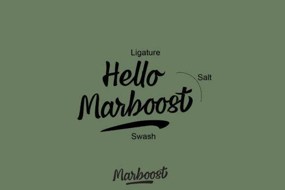 Marboost Font Poster 6