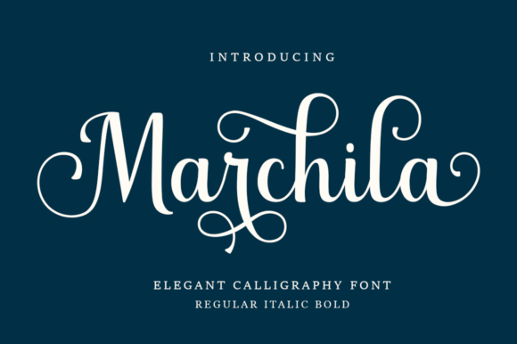 Marchila Font Poster 1